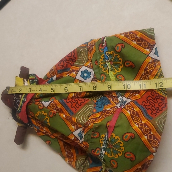 Handmade  African Doll in Ankara Dress - Picture 4 of 4